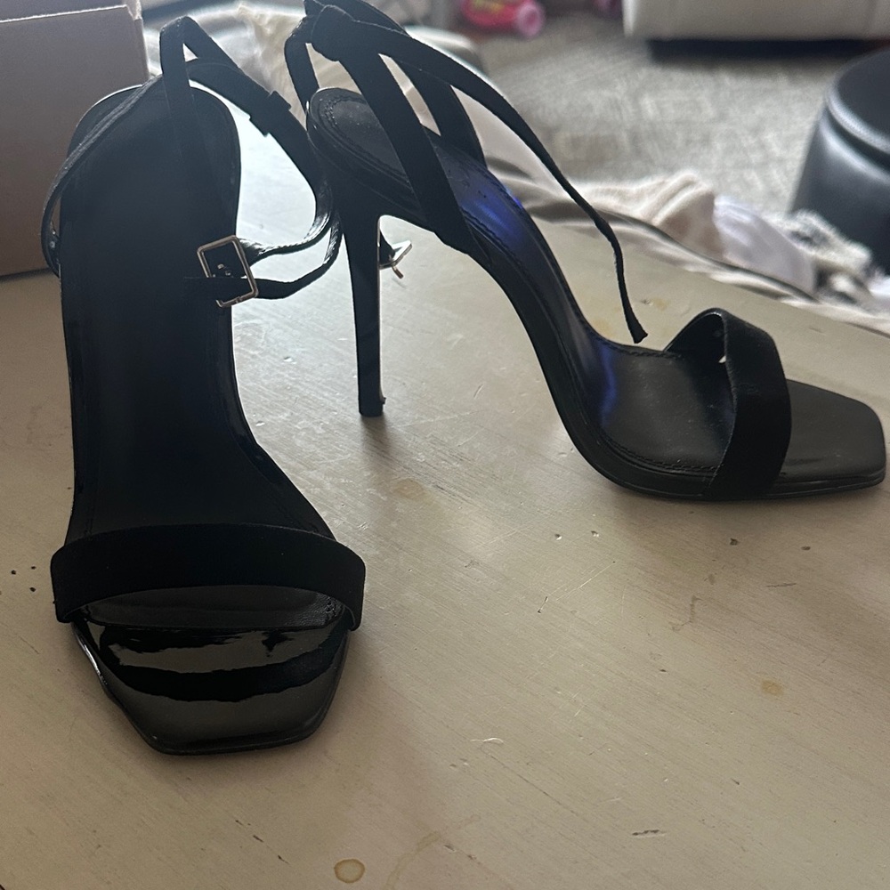 ASOS stiletto barely there sandals. Like new